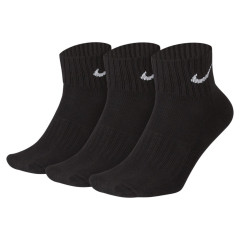 Шкарпетки Nike Value Cush Ankle 3-pack 34-38 black SX4926-001
