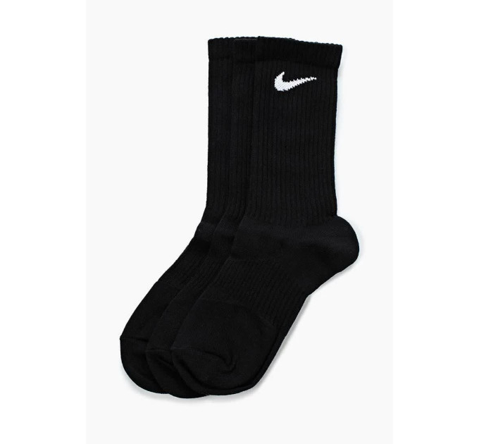 Шкарпетки Nike Lightweight Crew 3-pack black — SX4704-001