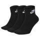 Шкарпетки Nike Everyday Esentials Ankle 3-pack 38-42 black SK0110-010