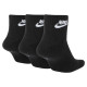 Шкарпетки Nike Everyday Esentials Ankle 3-pack 38-42 black SK0110-010
