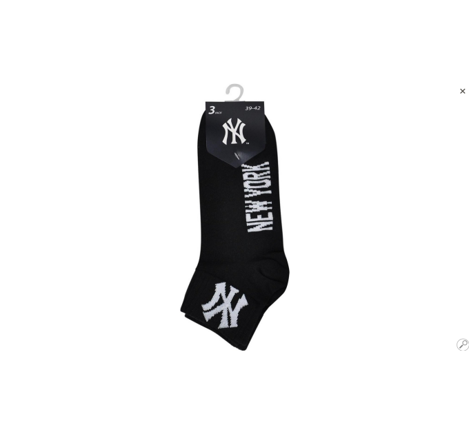 Шкарпетки New York Yankees Quarter 3-pack 39-42 black 15100003-1002