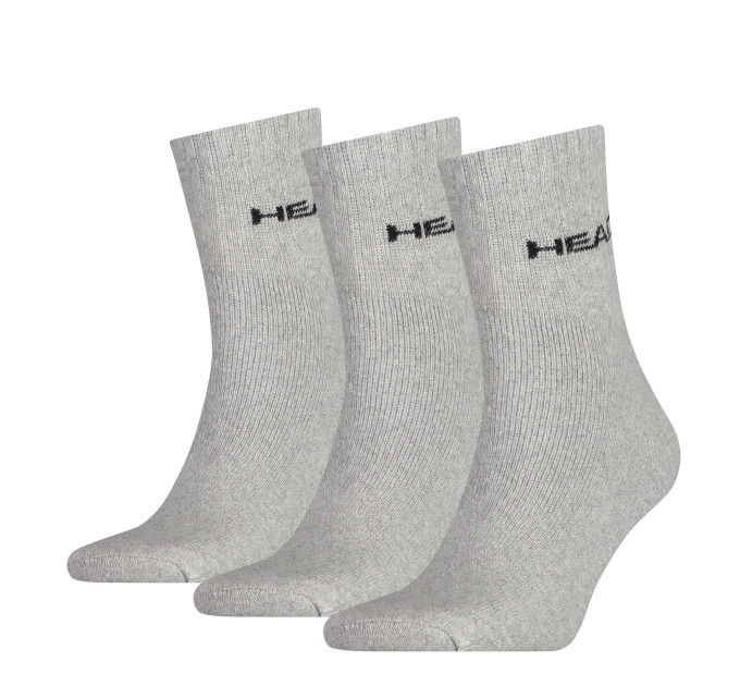 Шкарпетки Head Short Crew Unisex 3-pack 35-38 gray 771026001-400