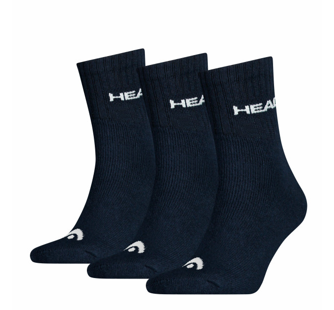 Шкарпетки Head SHORT CREW 3P UNISEX Чорний 35-38 (701213457-200)