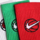 Шкарпетки Nike Crew Everyday Bball 3-pack 38-42 white/green/red DA2123-909