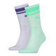 Шкарпетки Puma Unisex Crew Regular Stripe 2-pack light purple/light green — 261058001-004