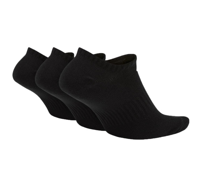 Шкарпетки Nike Everyday Lightweight No Show 3-pack 43-46 black SX7678-010
