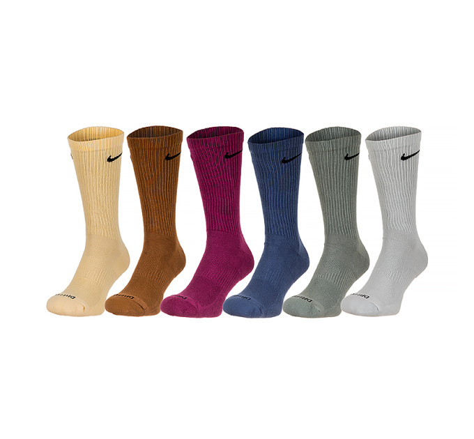 Чоловічі Шкарпетки Nike U NK ED PLS CSH CRW 6PR - 132 Різнокольоровий 34-38 (7dSX6897-905 34-38) Чоловічі Шкарпетки Nike U NK ED PLS CSH CRW 6PR - 132 Різнокольоровий 34-38 (7dSX6897-905 34-38)