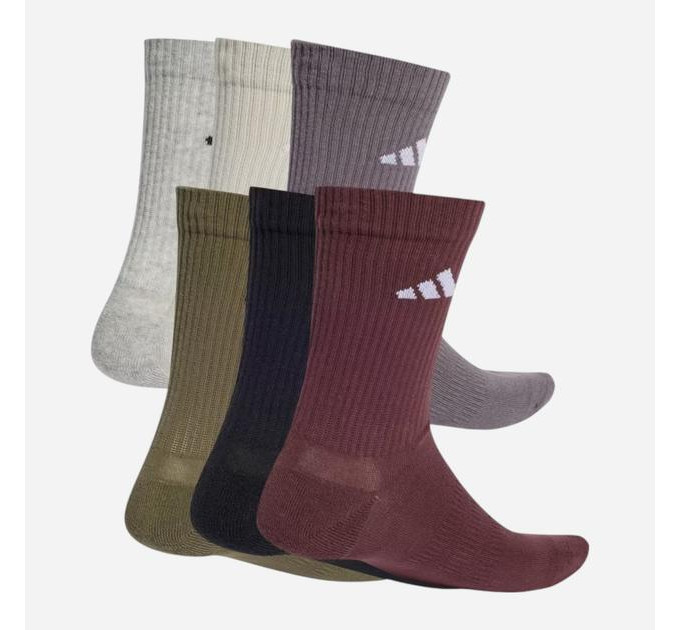 Шкарпетки Adidas CUSHIONED CREW SOCKS 6P мультиколор Уні M (40-42) JP1716 M (40-42)