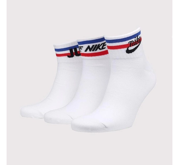 Чоловічі Шкарпетки Nike U NK NSW EVERYDAY ESSENTIAL AN 3PR білий Уні 38-42 DX5080-100 38-42 Чоловічі Шкарпетки Nike U NK NSW EVERYDAY ESSENTIAL AN 3PR білий Уні 38-42 DX5080-100 38-42