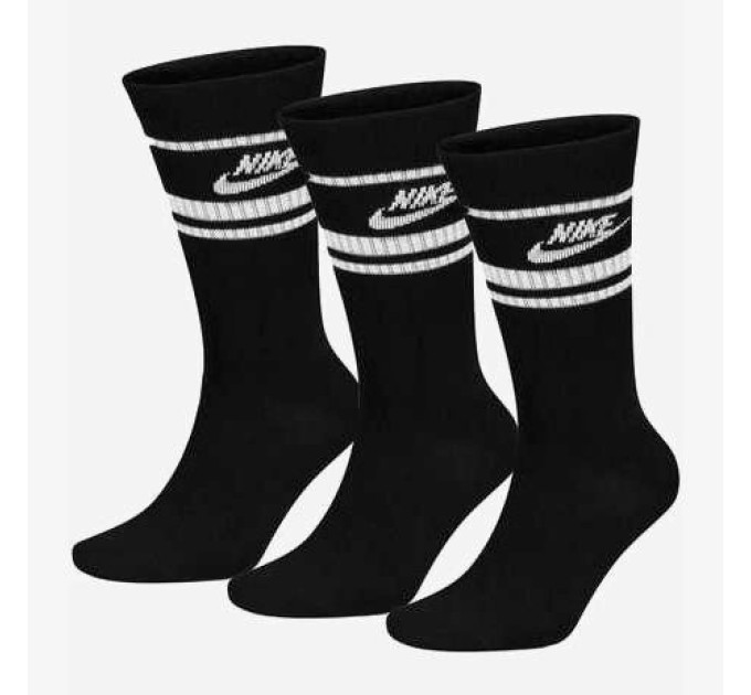 Чоловічі Шкарпетки Nike U NK NSW EVERYDAY ESSENTIAL CR 3PR чорний Уні 42-46 DX5089-010 42-46 Чоловічі Шкарпетки Nike U NK NSW EVERYDAY ESSENTIAL CR 3PR чорний Уні 42-46 DX5089-010 42-46