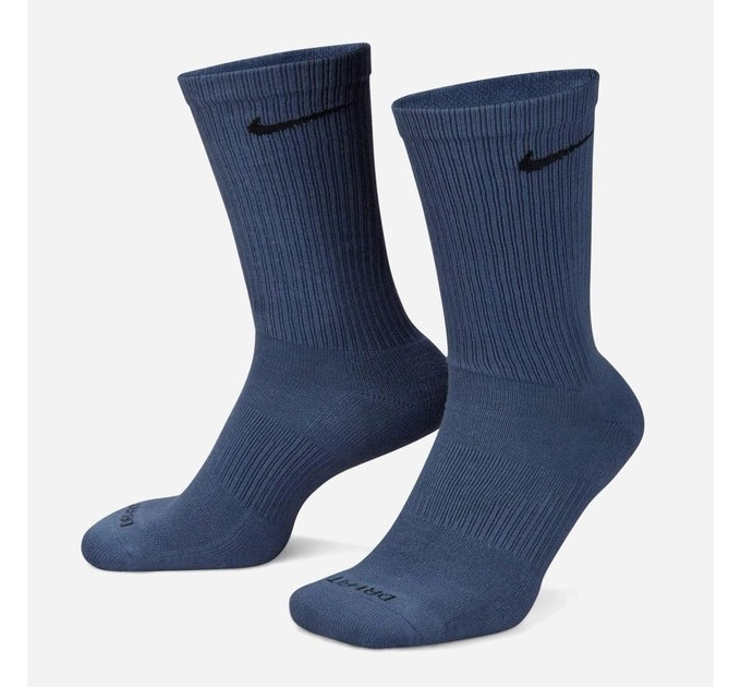 Шкарпетки Nike U NK EVERYDAY PLUS CUSH CREW синій, коричневий, бежевий Уні 38-42 SX6888-962 38-42