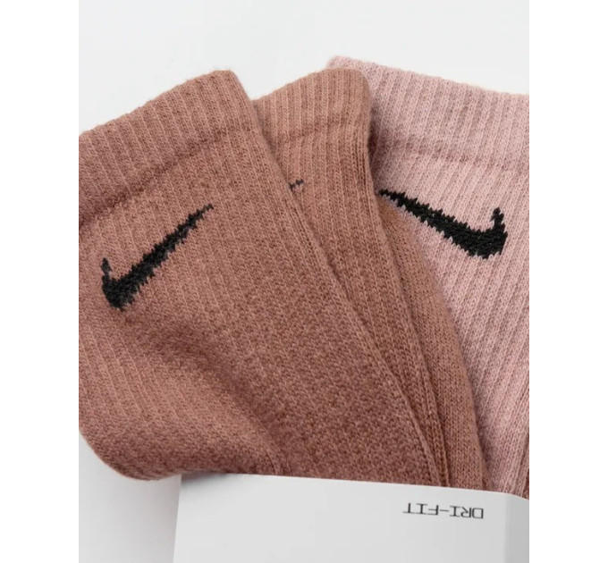 Чоловічі Шкарпетки Jordan U NK EVERYDAY PLUS CUSH CREW бежевий, коричневий Чол 42-46 SX6888-914 42-46