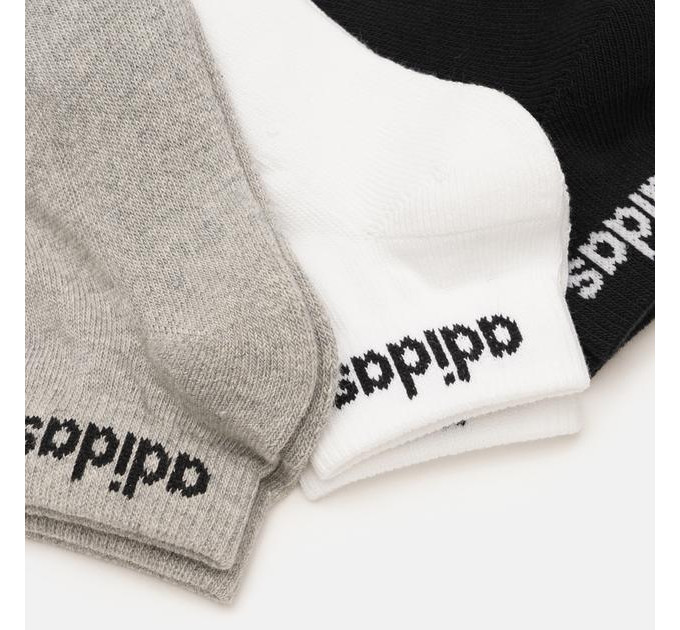 Шкарпетки Adidas C LIN ANKLE 3P білий, чорний, сірий Уні S (37-39) IC1304 S