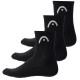 Чоловічі Шкарпетки Head ALL SPORTS TRAINING SHORT CREW 3P чорний Чол 39-42 701229016-001 39-42