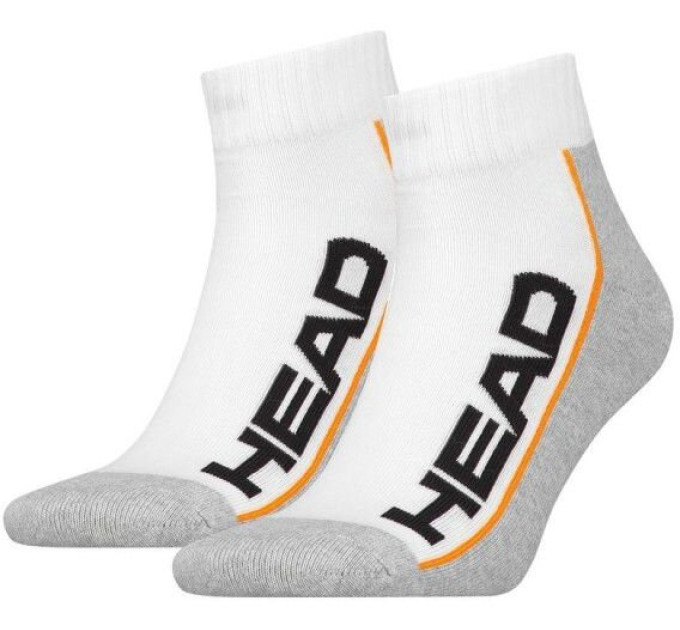 Шкарпетки Head Performance Quarter 2-pack 35-38 white/gray 781009001-062