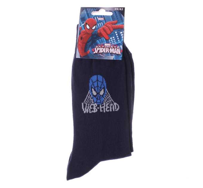 Шкарпетки Marvel Spider-Man Web Head 1-pack 43-46 blue 93152362-5