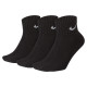 Шкарпетки Nike Value Cush Ankle 3-pack 38-42 black SX4926-001 Шкарпетки Nike Value Cush Ankle 3-pack 38-42 black SX4926-001