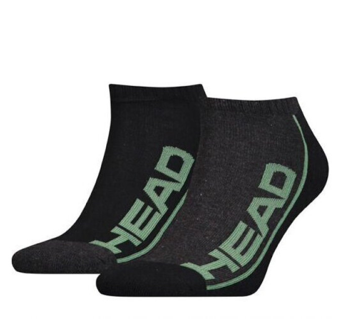 Шкарпетки Head Performance Sneaker Unisex 2-pack 39-42 black/green 791018001-164
