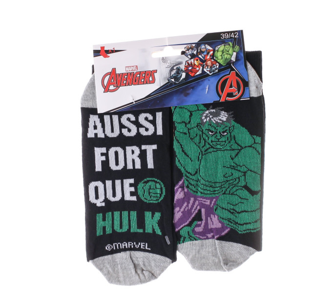 Шкарпетки Marvel Avengers Hulk 1-pack 43-46 black 93154862-1 Шкарпетки Marvel Avengers Hulk 1-pack 43-46 black 93154862-1