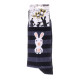 Шкарпетки Rabbids Invasion Rabbits And Stripes 1-pack Чорний 39-42 (93153261-4)