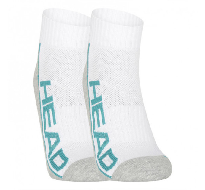 Шкарпетки Head PERFORMANCE QUARTER 2P UNISEX Мультиколор; Білий; Сірий 35-38 (791019001-003)