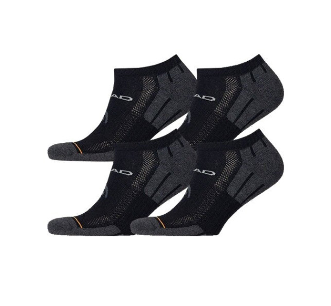 Шкарпетки Head Performance Sneaker 2-pack 35-38 black/grey 741017001-200