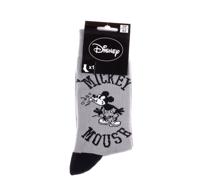 Шкарпетки Disney Mickey Mickey Mouse Character 1-pack 39-42 gray 93154962-3