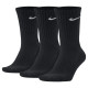 Шкарпетки Nike Value Cotton Crew 3-pack 34-38 black SX4508-001