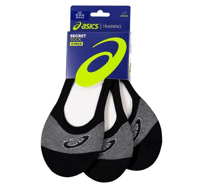 Шкарпетки Asics Secret Sock 3-pack 35-38 black 3033A394-001
