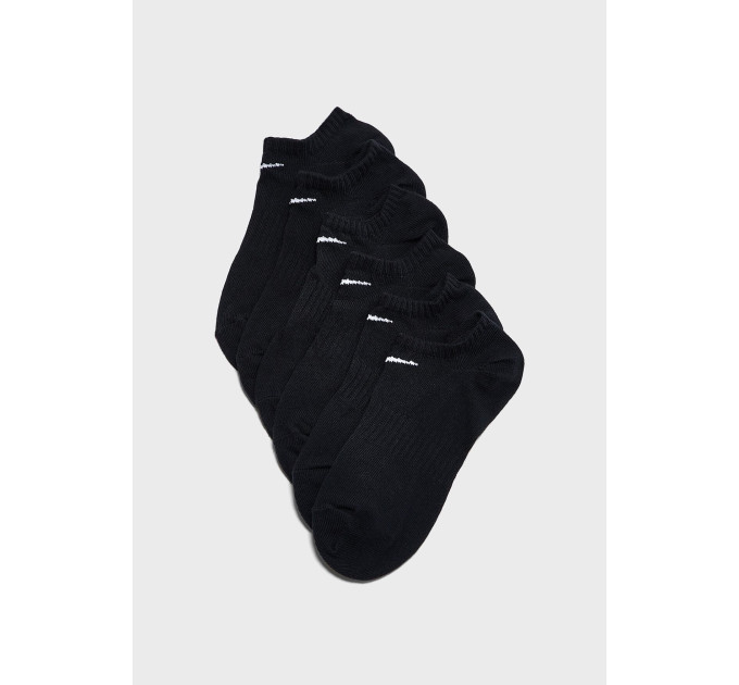 Шкарпетки Nike Everyday Lightweight No Show 6-pack black - SX7679-010