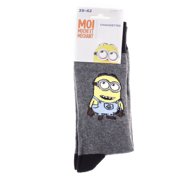 Шкарпетки Minions Minions Socks 1-pack 39-42 light gray 93153667-1