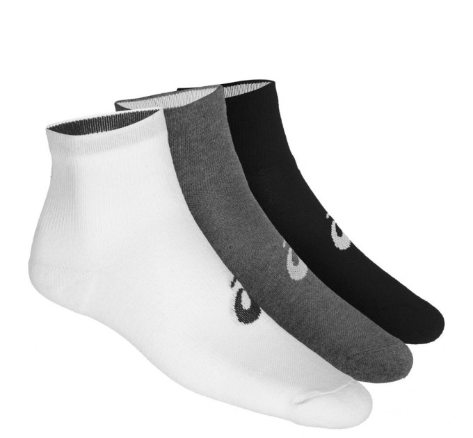 Шкарпетки Asics Quarter Sock 3-pack 35-38 white/gray/black 155205-0701