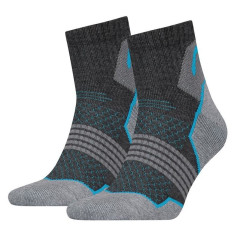Шкарпетки Head HIKING QUARTER 2P UNISEX Синій; Сірий 39-42 (701219909-004)