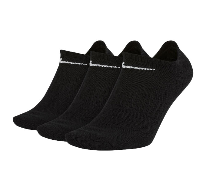 Шкарпетки Nike Everyday Lightweight No Show 3-pack 34-38 black SX7678-010
