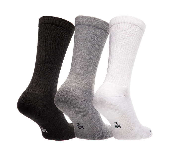 Чоловічі Шкарпетки JORDAN U J ED CUSH POLY CREW 3PR 144 Різнокольоровий 38-42 (7dDX9632-914 38-42)