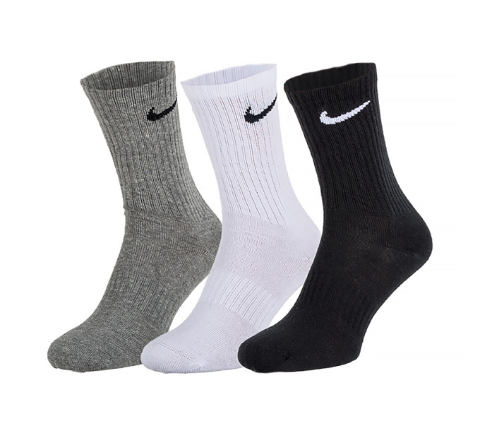 Чоловічі Шкарпетки Nike U NK EVERYDAY LTWT CREW 3PR Різнокольоровий 42-46 (7dSX7676-964 42-46)