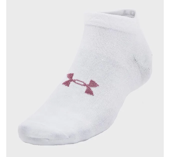 Шкарпетки UA Essential Low Cut 3pk Білий Уні L (1382958-100 L)