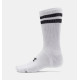 Чоловічі Шкарпетки UA Essential 6pk Crew Білий, Сірий, Чорний S (1387058-101 S)