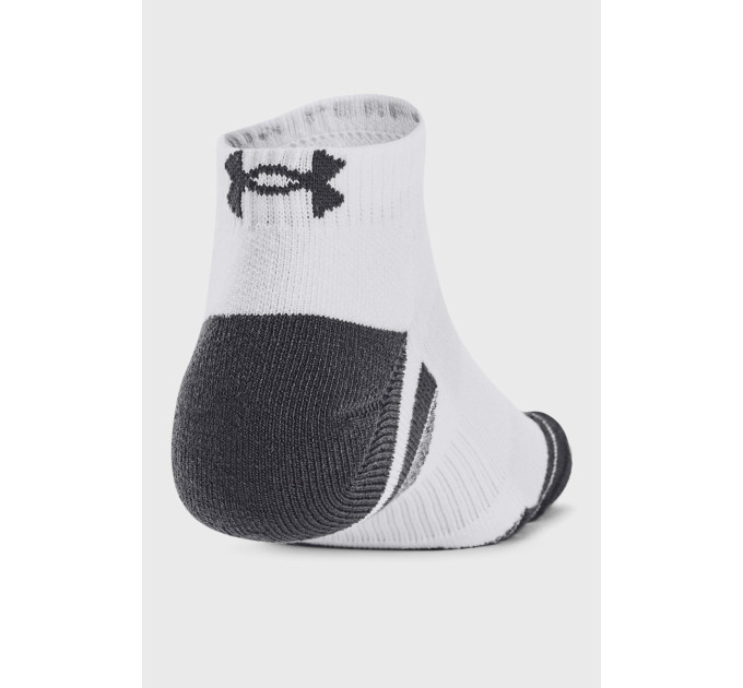 Чоловічі Шкарпетки UA Performance Tech 3pk Low Білий L (1379504-100 L)