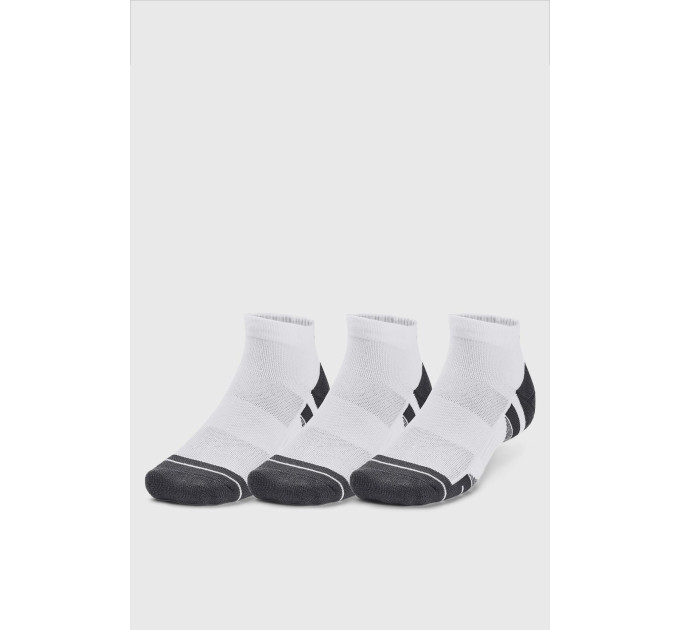 Чоловічі Шкарпетки UA Performance Tech 3pk Low Білий L (1379504-100 L)