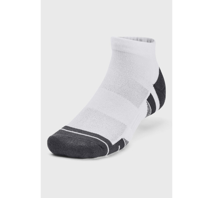 Чоловічі Шкарпетки UA Performance Tech 3pk Low Білий L (1379504-100 L)