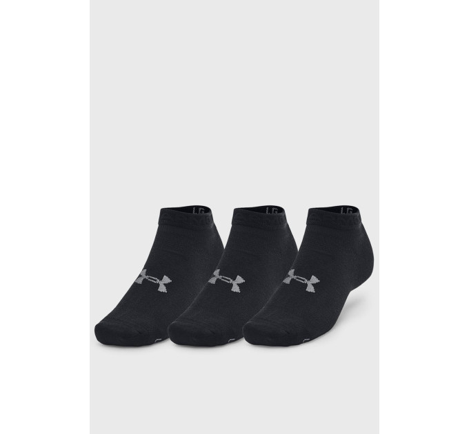 Шкарпетки UA Essential Low Cut 3pk Чорний Уні XL (1382958-001 XL)