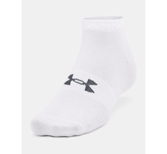 Шкарпетки UA Essential Low Cut 3pk Білий Уні L (1365745-100 L)