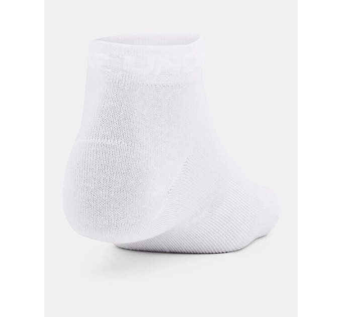 Шкарпетки UA Essential Low Cut 3pk Білий Уні L (1365745-100 L)