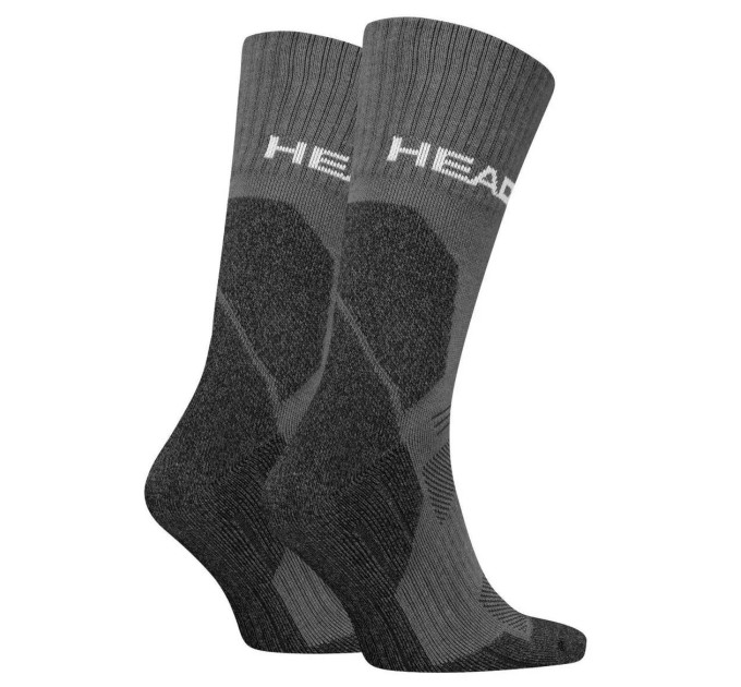 Чоловічі Шкарпетки Head HIKING ALL CLIMATES CREW 2P сірий Чол 39-42 701229024-002 39-42