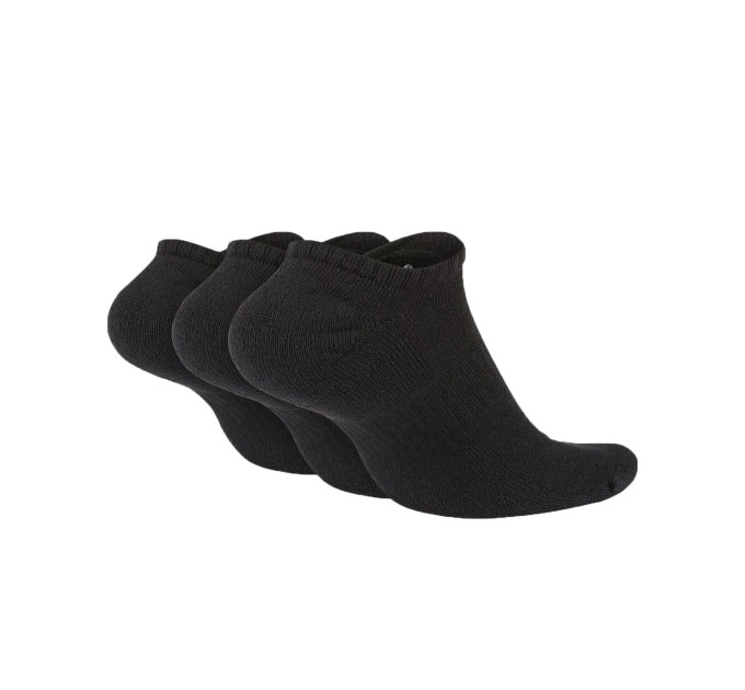 Шкарпетки Nike Everyday Cushion No Show 3-pack 46-50 black SX7673-010