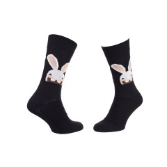 Шкарпетки Rabbids Invasion Rabbit Rabbit Head Rabbit 1-pack Чорний 39-42 (93153261-5 39-42) Шкарпетки Rabbids Invasion Rabbit Rabbit Head Rabbit 1-pack Чорний 39-42 (93153261-5 39-42)