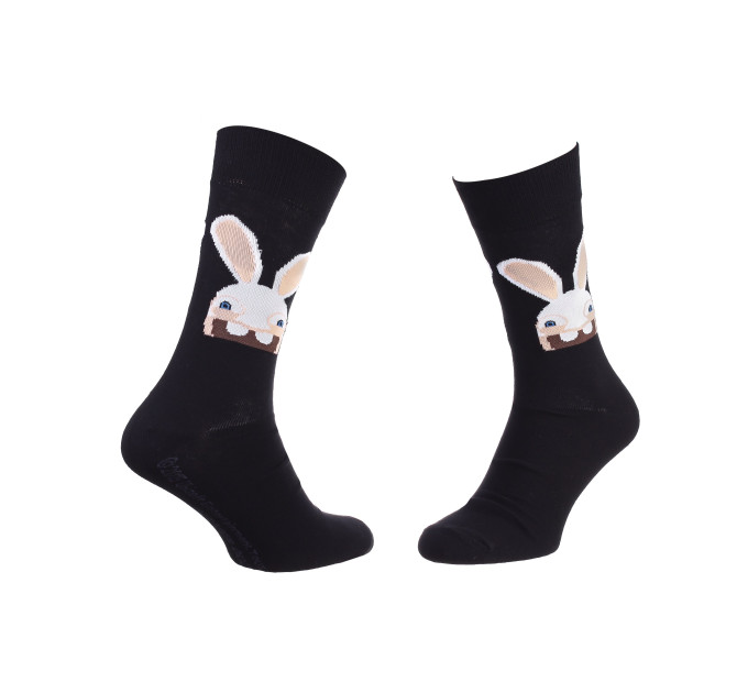 Шкарпетки Rabbids Invasion Rabbit Rabbit Head Rabbit 1-pack Чорний 39-42 (93153261-5 39-42)