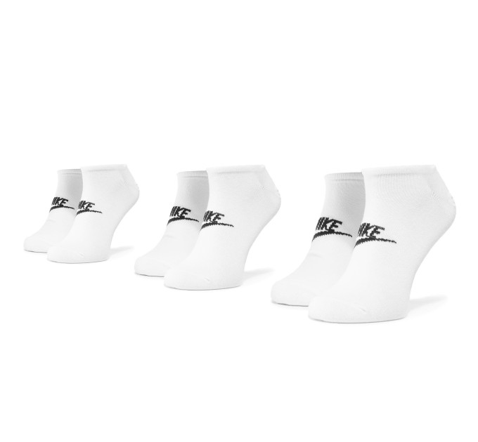 Шкарпетки Nike No Show Everyday Essential 3-pack 34-38 white SK0111-100