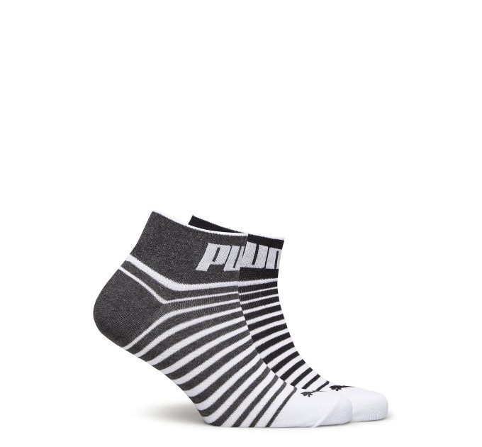 Шкарпетки Puma Unisex Sneaker 2-pack 43-46 black/gray/white 101002001-022